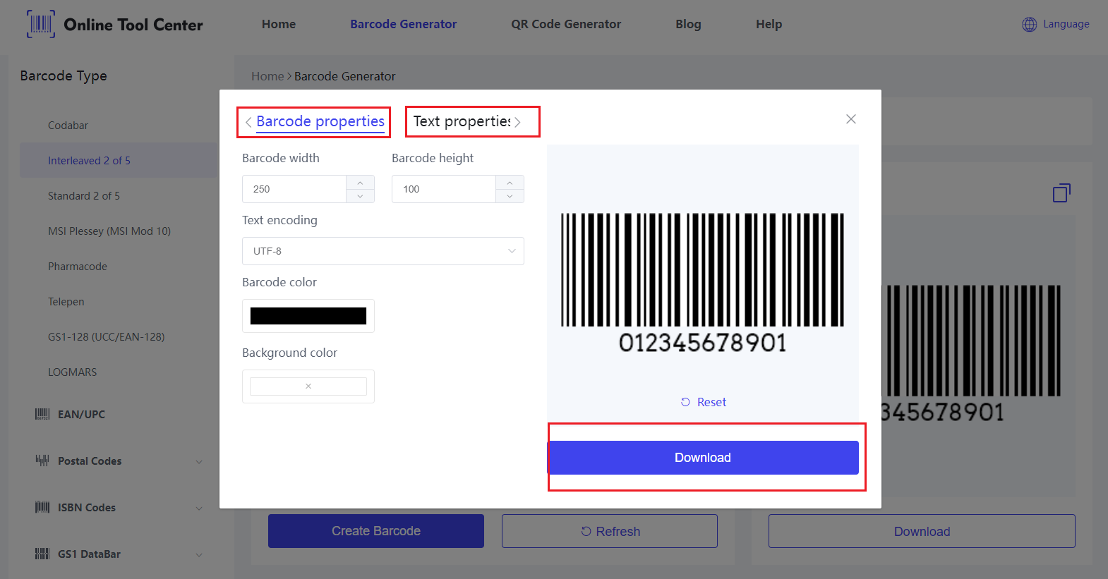 Customer Interleaved 2 av 5 Barcode Settings.png