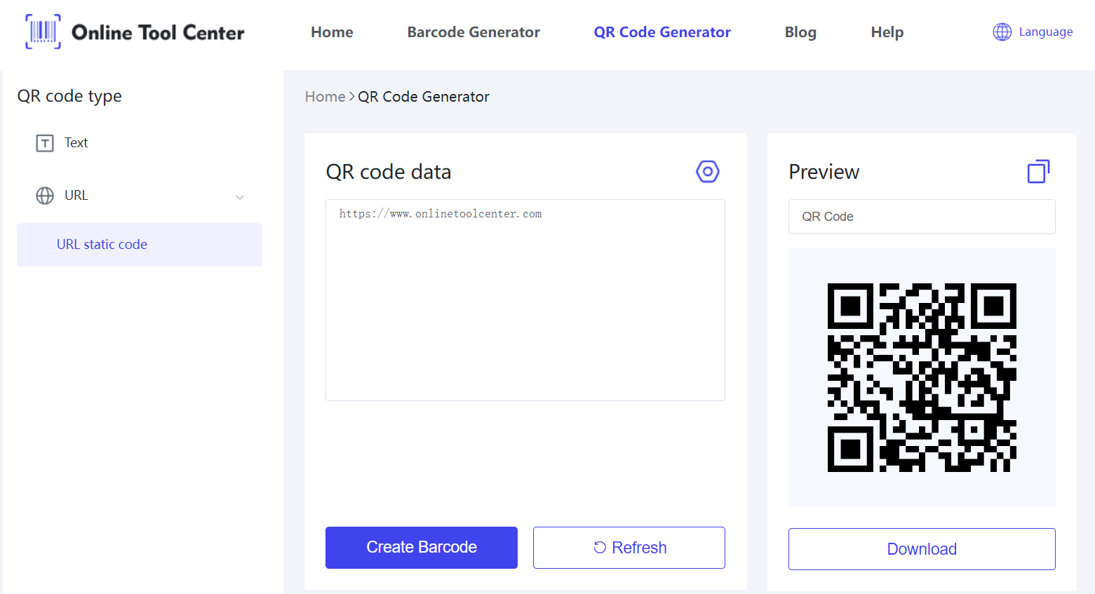 en statisk qr-kode generator.png