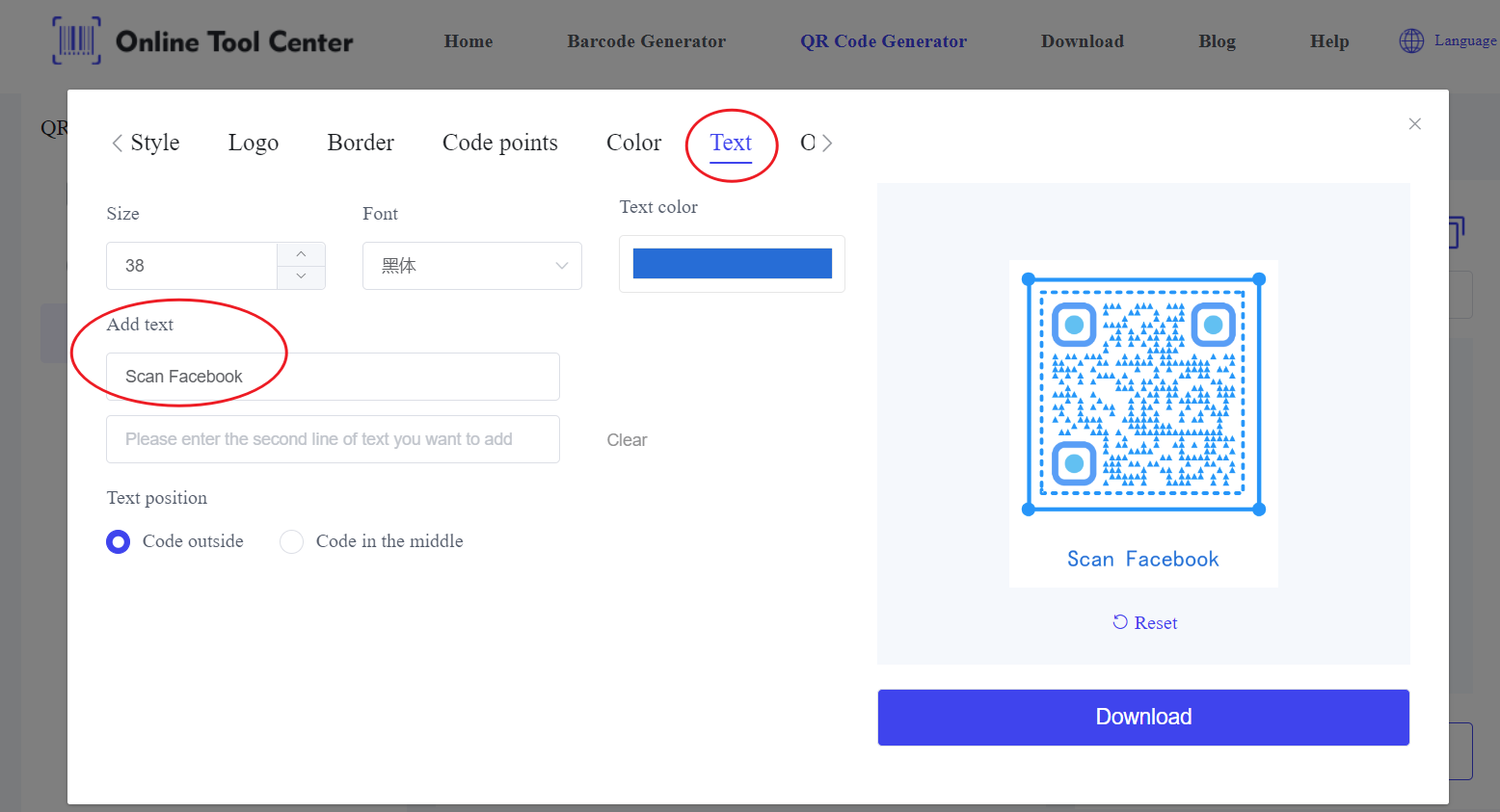 QR-kode med Ring til Action.png