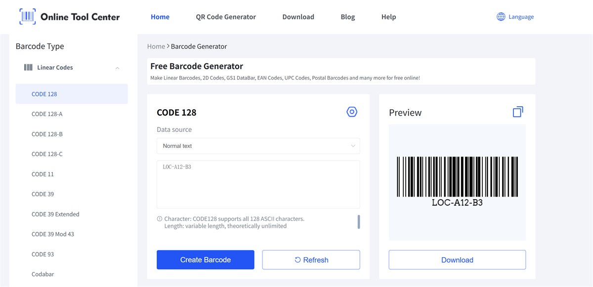gratis barkode generator