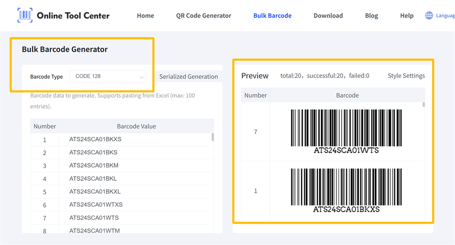 bulk barcode generator bulk barkode generator