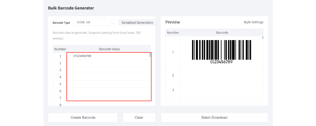 bulk barcode generation.gif Buk barkoder generasjon.gif