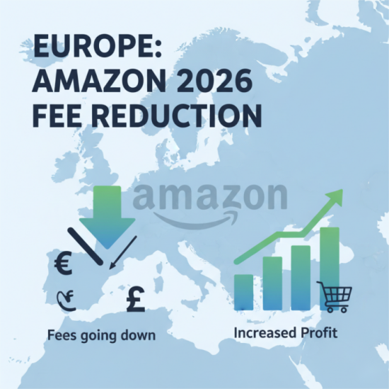 Europe amazon fee reductio Europa amazon fee reduksjon