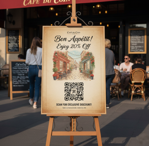 restauranteforfremmelse qr-kode