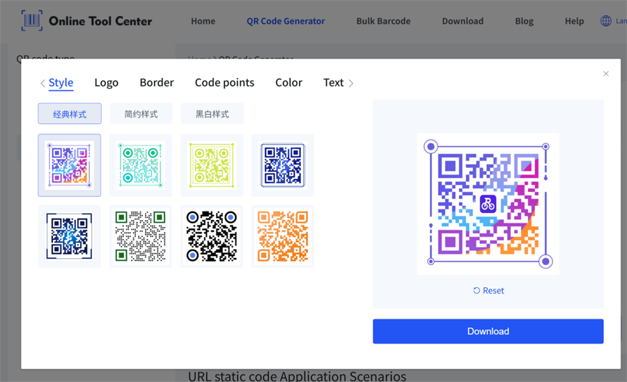 Custom qr-kode-stil
