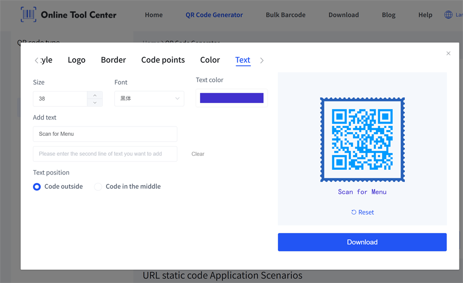 Custom qr-kode