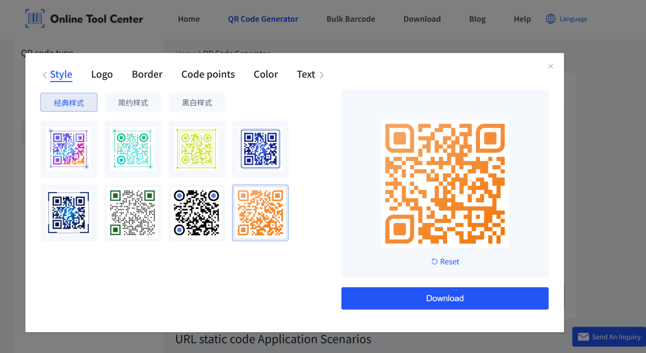 Custom qr-kode