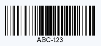 code 128 Alphanumeric barcode kode 128 Alphanumerisk barkode