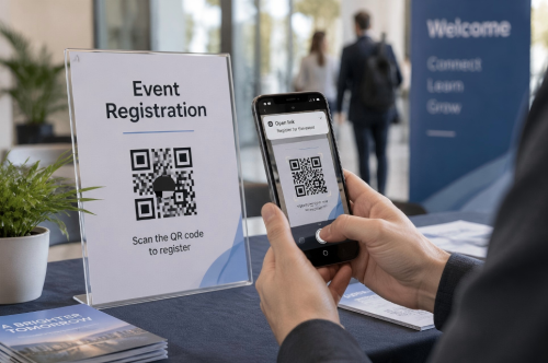 QR-kode for registrering