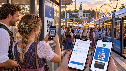 skanning qr-kode for billett